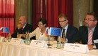 2015 - Konference rozpočet a finanční vize měst a obcí (zleva Tesař, Ritschelová ČSÚ, Vejmělek KB, Král ČNB)